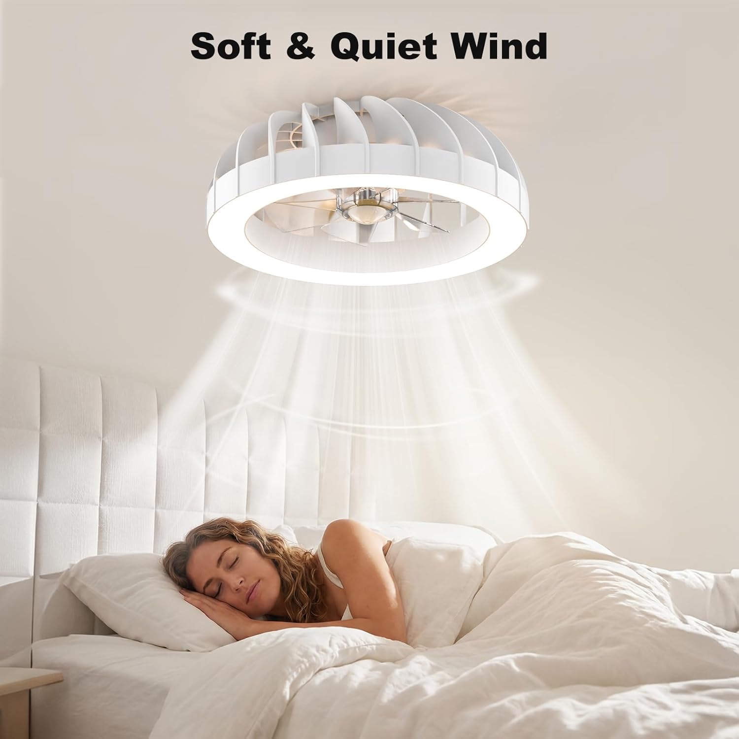 Ateroll Smart RGB Fan Light: Ambient Comfort