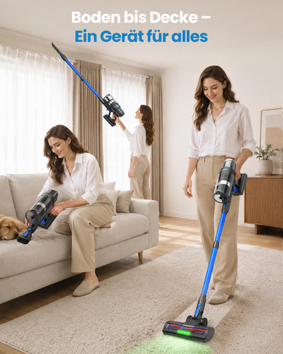 Ateroll 75kPa Cordless Vacuum Cleaner with Self-Standing Design