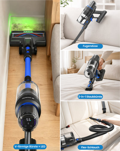 Ateroll 75kPa Cordless Vacuum Cleaner with Self-Standing Design