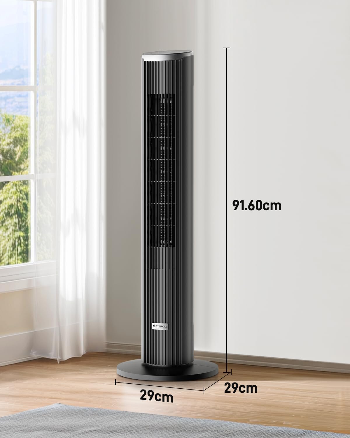 Ateroll Bladeless Fan: Pure Silent Cooling