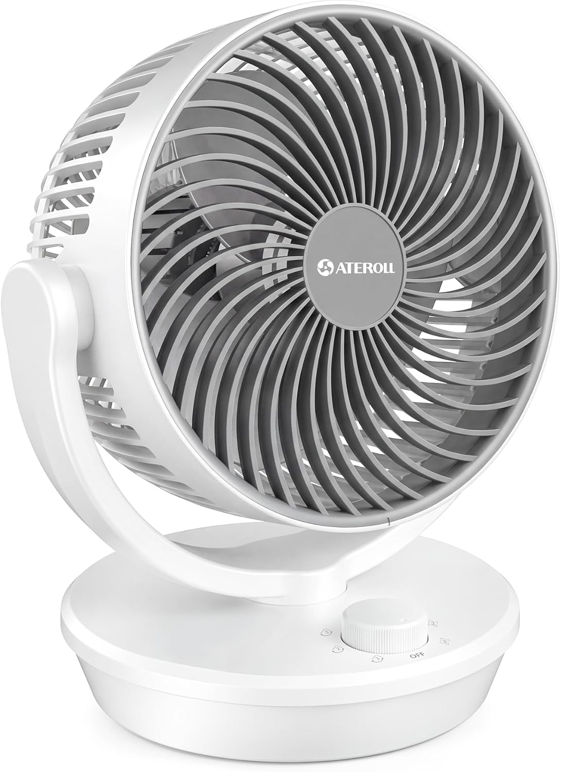 Ateroll Desk Air Circulator: Quiet Elegance