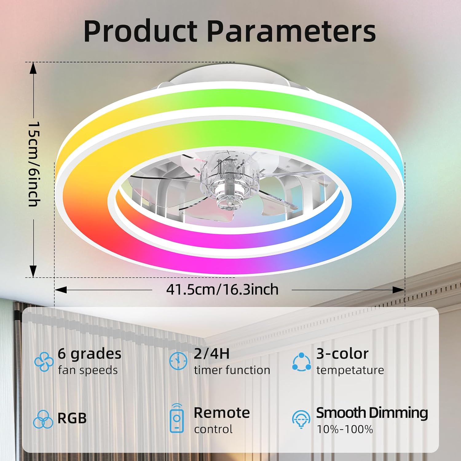 Ateroll Smart Ceiling Fan: Modern Living