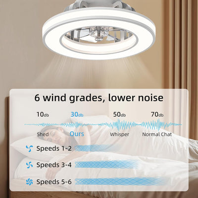 Ateroll Reversible Fan Light: All-Season Comfort