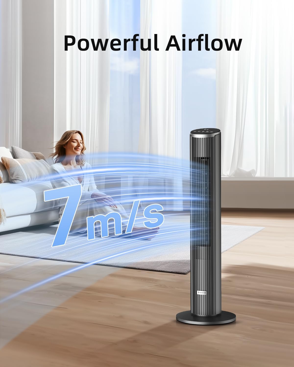 Ateroll Bladeless Fan: Pure Silent Cooling