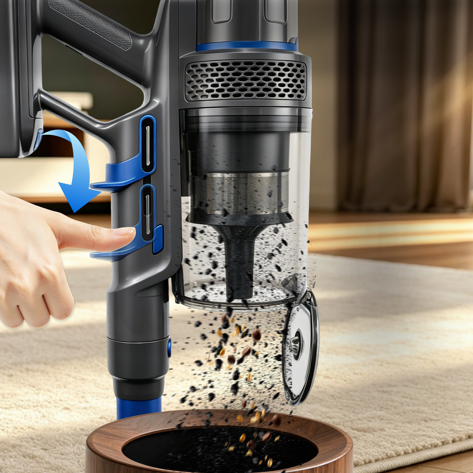 Ateroll Cordless Vacuum Cleaner: Absolute Precision
