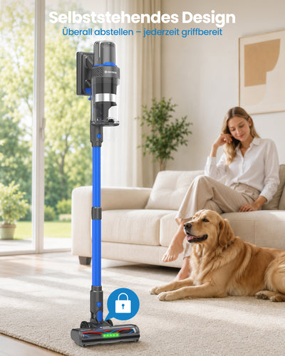 Ateroll 75kPa Cordless Vacuum Cleaner with Self-Standing Design