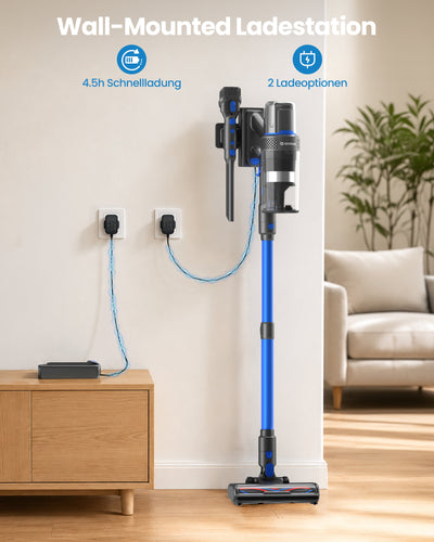 Ateroll 75kPa Cordless Vacuum Cleaner with Self-Standing Design